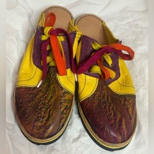 Custom Handmaid & Painted “Slogs” by Those Shoes